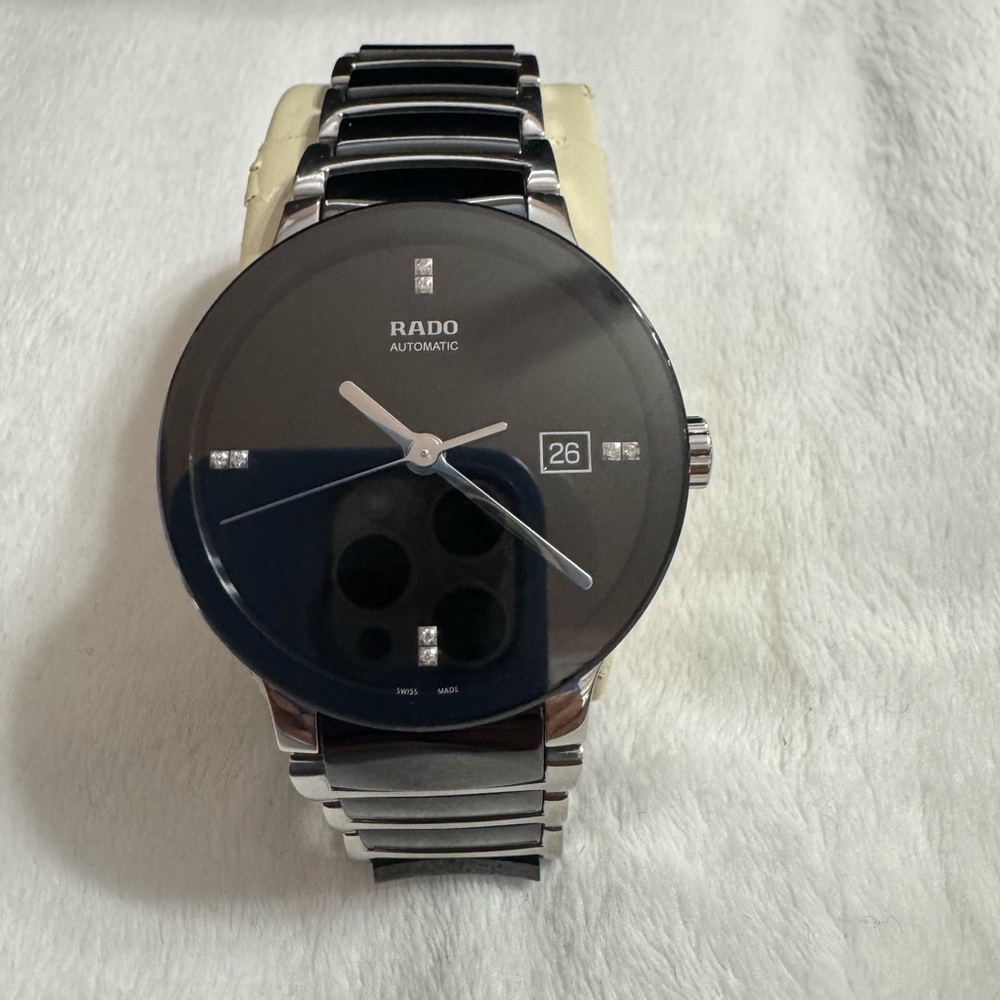 Rado Black and Silver Watch automatic
